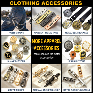 Botones y remaches de metal para vaqueros con logotipo personalizado del fabricante Aleación de zinc/latón con patrones de seta y estrella para ropa - Product Image 5