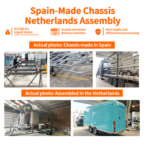 Chariot de glaces ambulant, remorque alimentaire d'<span class=keywords><strong>occasion</strong></span>, camions de restauration usagés - Product Image 4