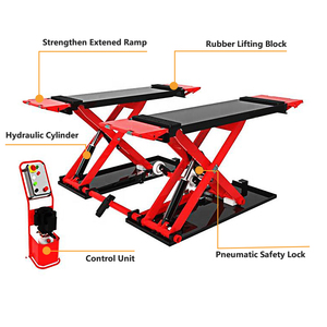 Elevador de tijera para coche, elevador de tijera de 5 toneladas, elevador de tijera automotriz de elevación media - Product Image 2