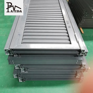 Puertas de <span class=keywords><strong>Louvre</strong></span> de aluminio de estilo moderno, persianas de obturador de plantación de listones de moda para <span class=keywords><strong>Interior</strong></span> para hoteles resistentes a impactos - Product Image 3