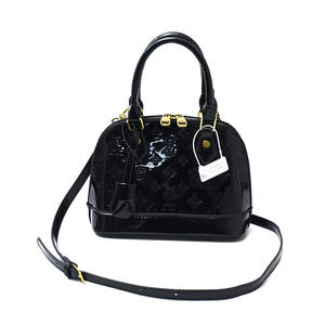 Sac à main rétro en cuir verni pour femme, nouvelle collection 2025, tendance, texture mode, sac à bandoulière, fermeture éclair, style niche - Product Image 5