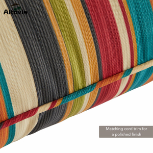 Khách sạn Vườn sofa sâu ghế Pad mật độ cao bọt ngoài trời ghế sọc đệm với Tie - Product Image 4