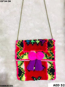 Sacs à bandoulière exclusifs en coton dari faits à la main avec un style tendance écologique - Product Image 5