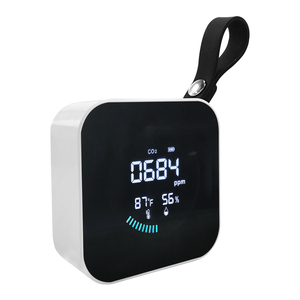 Analizador de gas electrónico portátil tres en uno, probador de calidad del aire Co2, medidor de temperatura y humedad, material ABS - Product Image 2