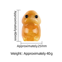 Statuette de grenouille monstre en améthyste naturelle gravée de 40 mm, figurine de protection et de guérison, décoration d'intérieur