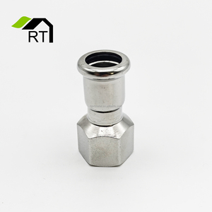 DVGW En thép không gỉ áp lực khớp nối áp suất thấp nội bộ chủ đề doanh - Product Image 5