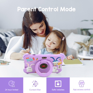 New <b>7</b> Inch Android 16 MTK Quad-core 1.3GHz Kids <b>Tablet</b> Capacitive Screen WiFi 8+256GB 5000mAh USB Type-C Education 800x1280 CM89 - Product Image 3