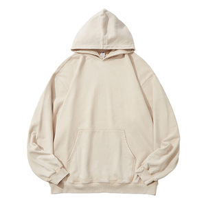 เสื้อฮู้ดดี้ผ้าฝ้ายแท้ 100% ซักแล้ว ทรงวินเทจ หนัก 500gsm ลายบาติก ซักแบบวินเทจ ปักลายปักนูน 3 มิติ แบบกำหนดเองได้ - Product Image 3