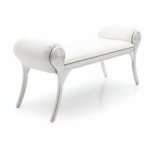 Sgabello moderno pieghevole in metallo Ottoman per casa Hotel ingresso giardino camera da letto posti a sedere interni e arredamento Versatile mobili per la casa - Product Image 1