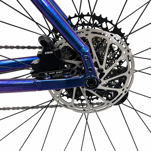 Vélo de <span class=keywords><strong>Gravel</strong></span> Adulte <span class=keywords><strong>pour</strong></span> Hommes et Femmes, Aventure Cycliste en Plein Air, Cadre en Alliage d'Aluminium, Freins à Disque Hydrauliques 12 Vitesses, Guidon Droit 700c - Product Image 3