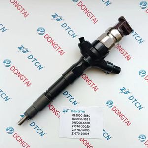 Inyector Common Rail 095000-5880 095000-5881 095000-5660 23670-30050 23670-39096 23670-39095 para motor TOYOTA 2KD-FTV - Product Image 5