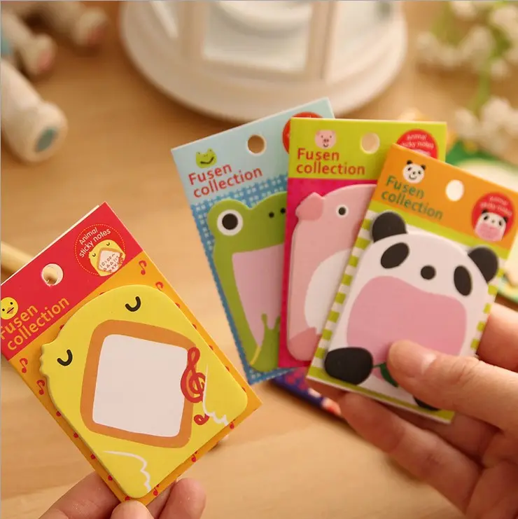 Sticky Note Mastercard Message Student Gift Cartoon Animal Wholesale