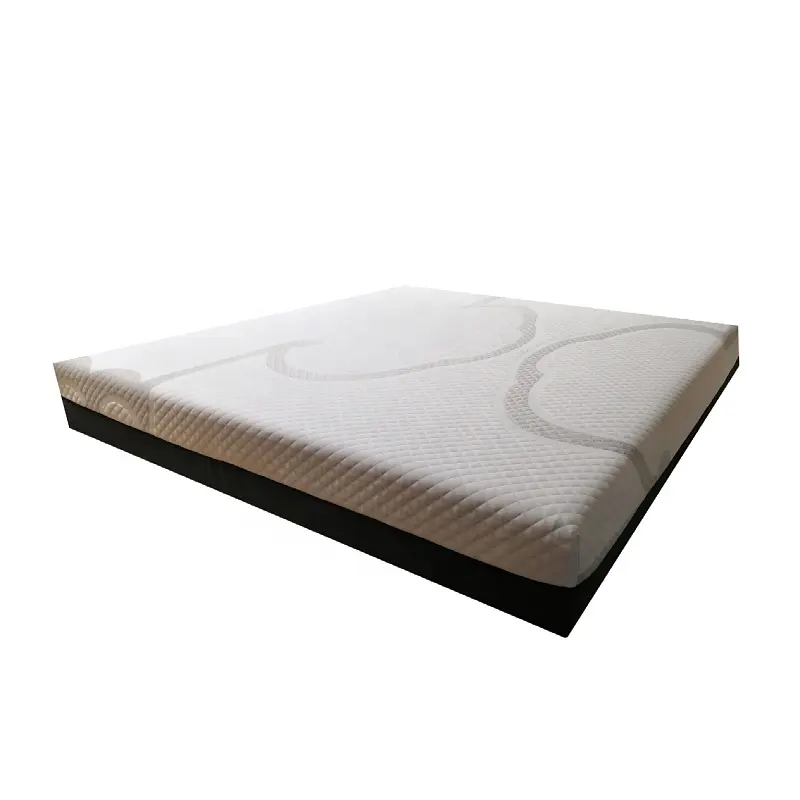 Vendita calda della fabbrica singolo lavabile doppio regina re a buon mercato visco gel memory foam materasso con cerniera