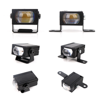 Luz LED U37 de 12w de Alta Relación Calidad-Precio, Luz Estroboscópica Blanca y Amarilla, Lámpara Antiniebla LED, Iluminación Externa para Motocicleta y Automóvil
