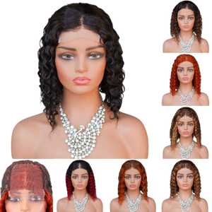 Perruque Bob 12 pouces 4*4 en dentelle française pour femme, densité 200%, cheveux humains vierges indiens bruts 100%, toucher doux - Product Image 5