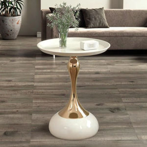 Mesa auxiliar moderna de lujo Diseño único de la cintura para el hogar Mesa de centro de esquina pequeña francesa contemporánea Muebles decorativos de <span class=keywords><strong>metal</strong></span> - Product Image 6
