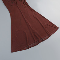 Robe de soirée longue sirène Bettergirl 2026, nouvelles arrivées, col haut, sans manches, avec strass