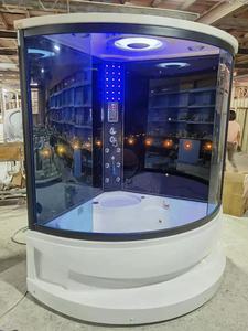 Cabine <span class=keywords><strong>de</strong></span> <span class=keywords><strong>douche</strong></span> à vapeur portable multifonctionnelle <span class=keywords><strong>de</strong></span> luxe avec baignoire à remous et jacuzzi, design moderne, garantie <span class=keywords><strong>de</strong></span> 3 ans - Product Image 5