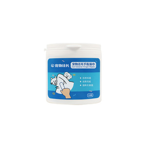 Pet President Lingettes pour le nettoyage des oreilles avec embouts applicateurs, pour l'élimination du cérumen et des acariens, pour le nettoyage des oreilles de chats et de chiens - Product Image 3