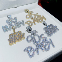 2025 été chaud glacé 80's 90's 2k bébé pendentif pour hommes fête Hip Hop danse bijoux