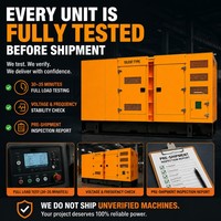 Generador Diésel Silencioso Monofásico DCEC de 28kva, 50kva, 100kva con Enfriamiento Automático, Motor Perkins (Reino Unido)
