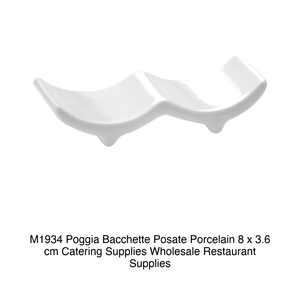 Repose-baguettes/couverts 8 × 3,6 cm en porcelaine M1934 - Product Image 2