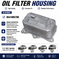 Alloggiamento Filtro Olio Motore Professionale per Mercedes-Benz C E GLC Sprinter W206 W213 X254 W907 OE 6541805700