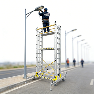 Torre Elevadora Hidráulica Vertical de Aleación de Aluminio Anta con Certificación CE, 10m, Escalera de Seguridad Antideslizante en Venta - Product Image 2