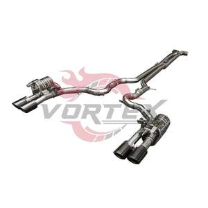 VORTEX 304 Acier inoxydable poli miroir 1,5 mm Échappement Catback Valvetronic pour Porsche Panamera 971 2016-2024 Fixation directe - Product Image 2