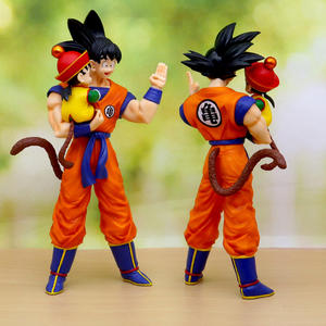 30cm DBZ Goku Action Figure Cartoon padre e figlio infanzia figlio Gohan PVC Figure Toy Anime ornamenti artigianali - Product Image 3
