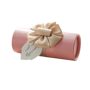 Trung Quốc biểu tượng tùy chỉnh in tông Vòng container Hộp quà tặng giấy nghệ thuật ống hình dạng cứng nhắc <span class=keywords><strong>Kraft</strong></span> nắp cho bao bì nến - Product Image 3