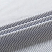 Tissu de travail classique à rayures en armure toile, léger et durable pour uniformes et chemises (plusieurs couleurs)