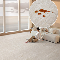 Tapis tissé à la machine imperméable, couverture complète de la maison, style crème, pour chambres, sans colle, sans formaldéhyde, personnalisable, grandes surfaces