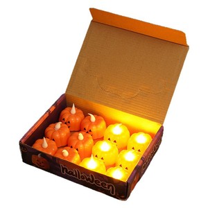Décorations lumineuses d'Halloween en forme de citrouille, lampe LED mignonne à piles pour intérieur, chambre, fête, vacances, cadeau pour enfants - Product Image 5