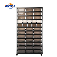 Qualité Reptile élevage Cage serpent éclosion baignoires Habitat boîte en plastique avec support pour balle Python maïs serpent