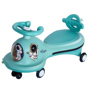 Children's Twist Car Rocking Car 4 Wheels Anti Tipping For 1-6 Years Old Kids Unisex Orange Color - Product Image 5