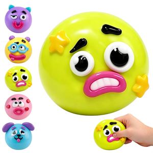 Juguete de Peluche con Cara de Perro, Bola Antiestrés de Subida Lenta, Cachorro con Expresión Cambiable, Regalo para Fiestas, Recuerdo - Product Image 1