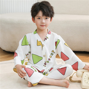 Conjunto de Pijama de 2 Piezas para Niños, Diseño de Dibujos Animados con Estampado Floral y Animal, Camiseta de Manga Larga Suave con Pantalones Largos para Dormir en Casa, Modelo 2025 - Product Image 5