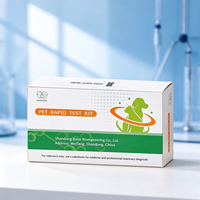 Kit d'immunoessai par fluorescence pour l'antigène du coronavirus félin (FCoV Ag), réactif POCT pour la détection rapide du FCoV chez le chat dans les cliniques vétérinaires