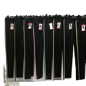 <span class=keywords><strong>Pantaloni</strong></span> Modello PHK012 a 2 Dollari, <span class=keywords><strong>Vita</strong></span> Elastica, <span class=keywords><strong>Taglie</strong></span> <span class=keywords><strong>Forti</strong></span>, <span class=keywords><strong>Pantaloni</strong></span> Lunghi da <span class=keywords><strong>Donna</strong></span> per Esterno, Formali, Neri <span class=keywords><strong>con</strong></span> Colori Assortiti - Product Image 1