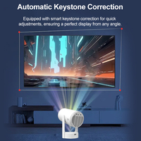 Proyector ODM OEM 1080p Android TV, Reproductor de Video y Películas Portátil, Reproductor Multimedia de Audio para el Hogar, Mini Proyector