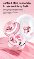 Earbuds TWS Best Seller Q132 2-in-1 Mirror BT, Pengisian Daya Tipe-C, Audio Resolusi Tinggi, Delay 60 Ms, Peredam Kebisingan ENC