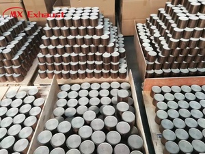 Evrensel MX Egzoz Yüksek Akışlı Metalik Katalitik Konvertör Petek Taşıyıcı Euro5 Euro6 Egzoz Susturucu Sistemi için - Product Image 5