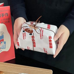 ETpack Oil Resistant <b>Wrapping</b> <b>Paper</b> for Burgers Sandwiches and Bakery <b>Food</b> Packaging with Custom Logo - Product Image 2