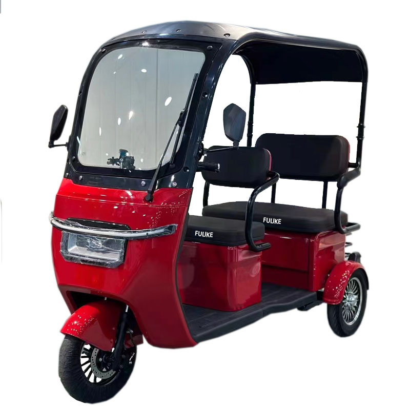 FULIKE新しい大人の電動トライクバイクEV3輪三輪車屋根付き電動