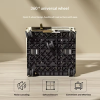 Valise de voyage grande capacité pour chats, portable, multi-chats, multifonctionnelle, à roulettes, sac à dos transparent