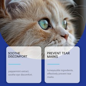 <span class=keywords><strong>Gotas</strong></span> Oftálmicas para Perros y Gatos YEGBONG |   Removedor de Manchas de Lágrimas, Alivia el Enrojecimiento y la Picazón - Limpiador Ocular Suave para Mascotas de 50 ml - Product Image 3