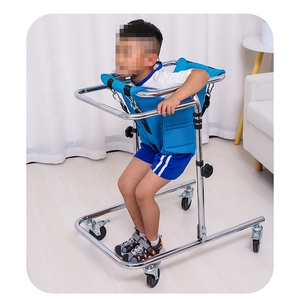 Marcheur réglable en hauteur pour enfant, aide à la rééducation des membres inférieurs, support d'entraînement, trotteur - Product Image 2