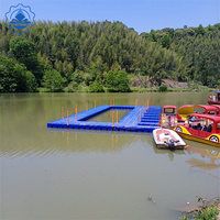 Flotteurs en plastique HDPE pour bateaux, forme de canard, équipement de jeux aquatiques, quai flottant, bloc flottant