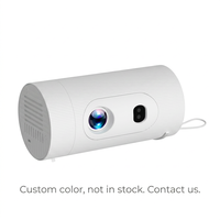 Mini projecteur L10 avec mise au point automatique, 1080P, projecteur vidéo Android 14, double WiFi, portable, 1800 ANSI, mini cinéma maison